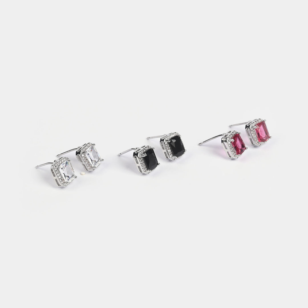 Girls Fancy & Stylish Earrings/Tops - Pack of 3