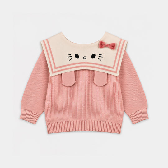 Infant Girls Acrylic Co-ord Set-Lil Princess-LT.Pink