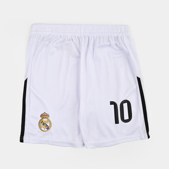 Boys Poly Jersey Suit – White