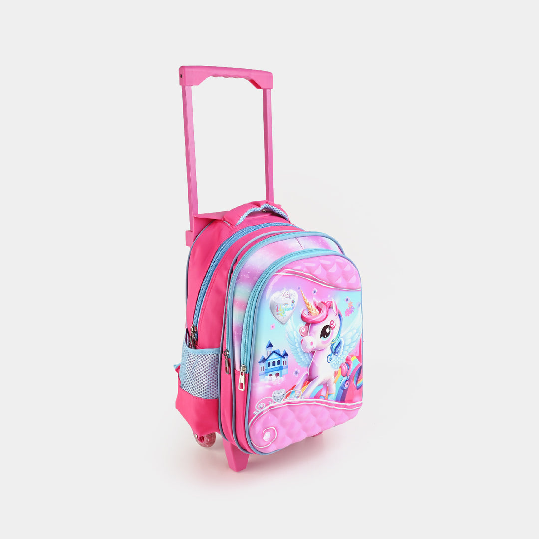 Character Kids Trolley School Bag for Kids | 15"