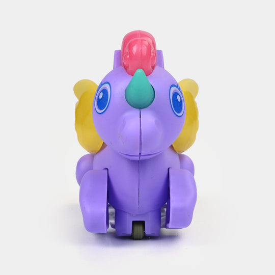 Cute Pull-Back Dinky Toy with Light