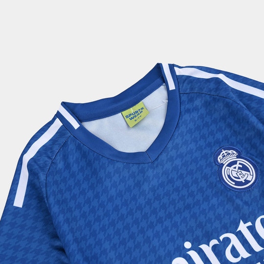Boys Poly Jersey Suit – Blue
