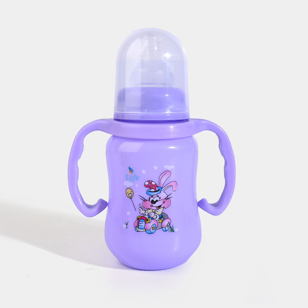 Lyfe Baby Plastic Feeding Bottle 5Oz |150ml | Basic Purple