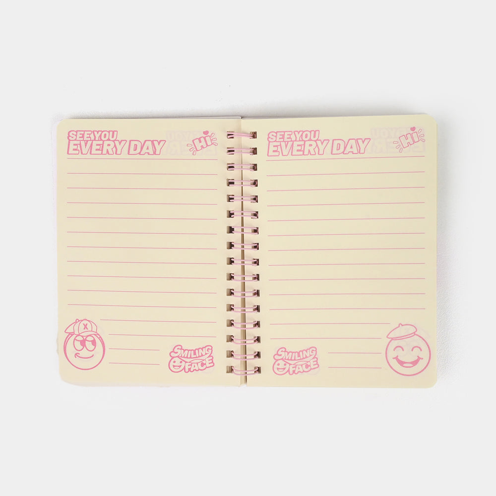 Cute Adorable Design A6 Mini Spiral Diary / Notebook
