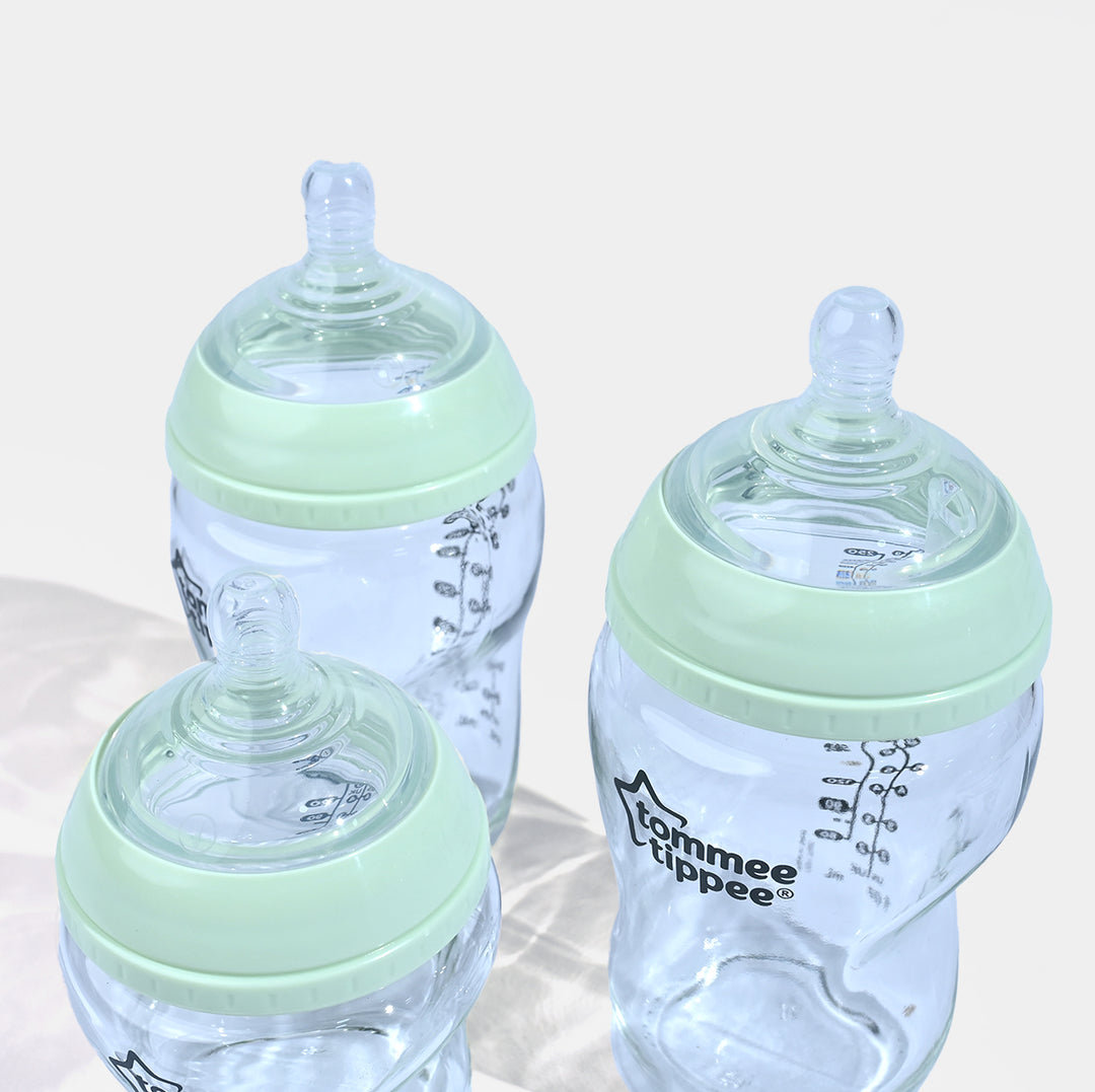 Newborn Starter Set Close to Nature Glass Bottle Kit