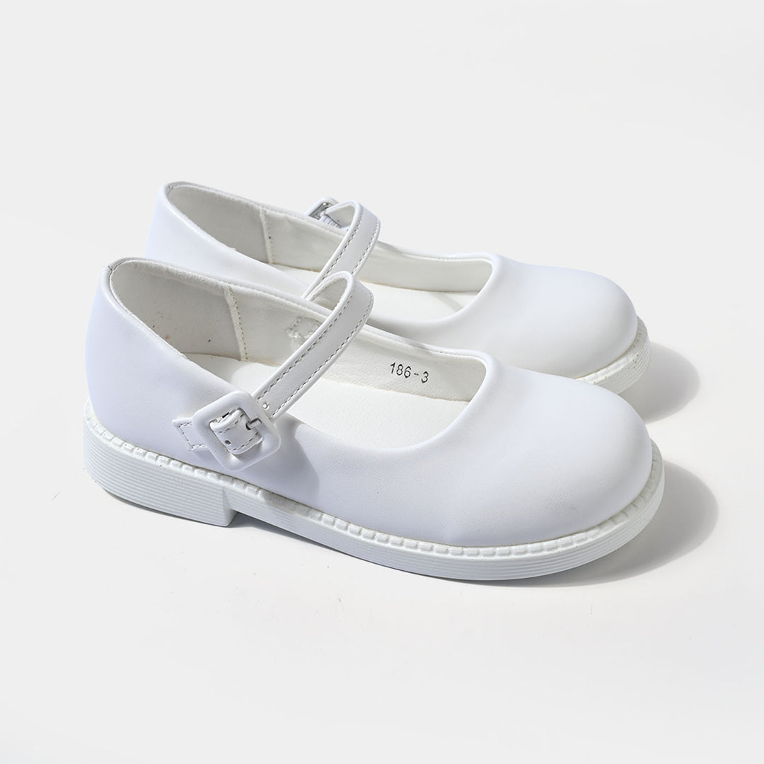 Girls Pumps 186-3-White