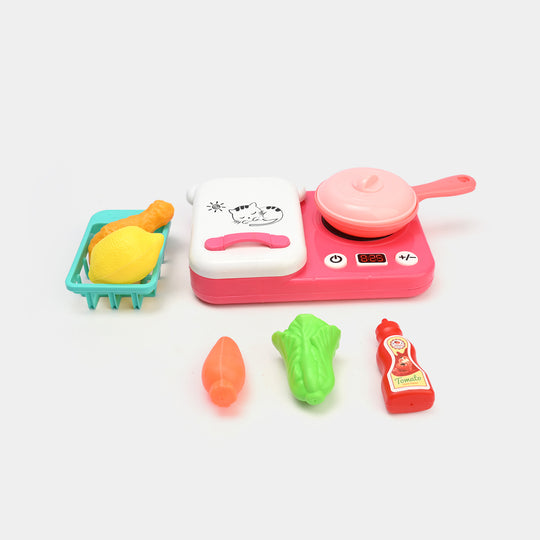 Gas Stove Kitchen Set For Girls