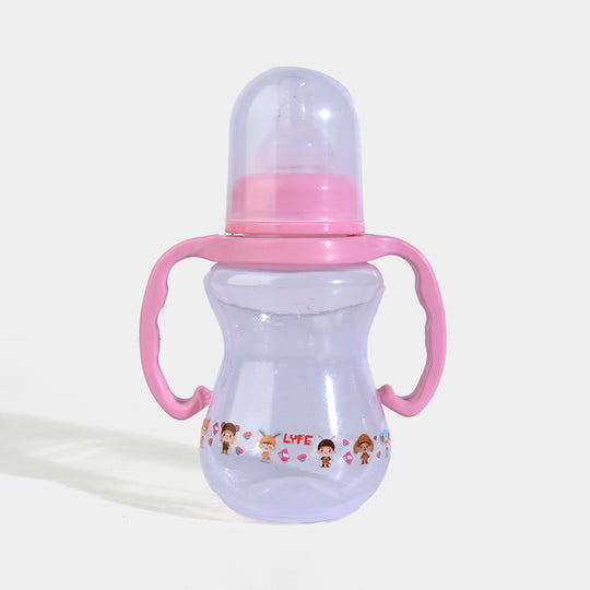 Baby Plastic Feeding Bottle 5Oz | 150ml | Pink