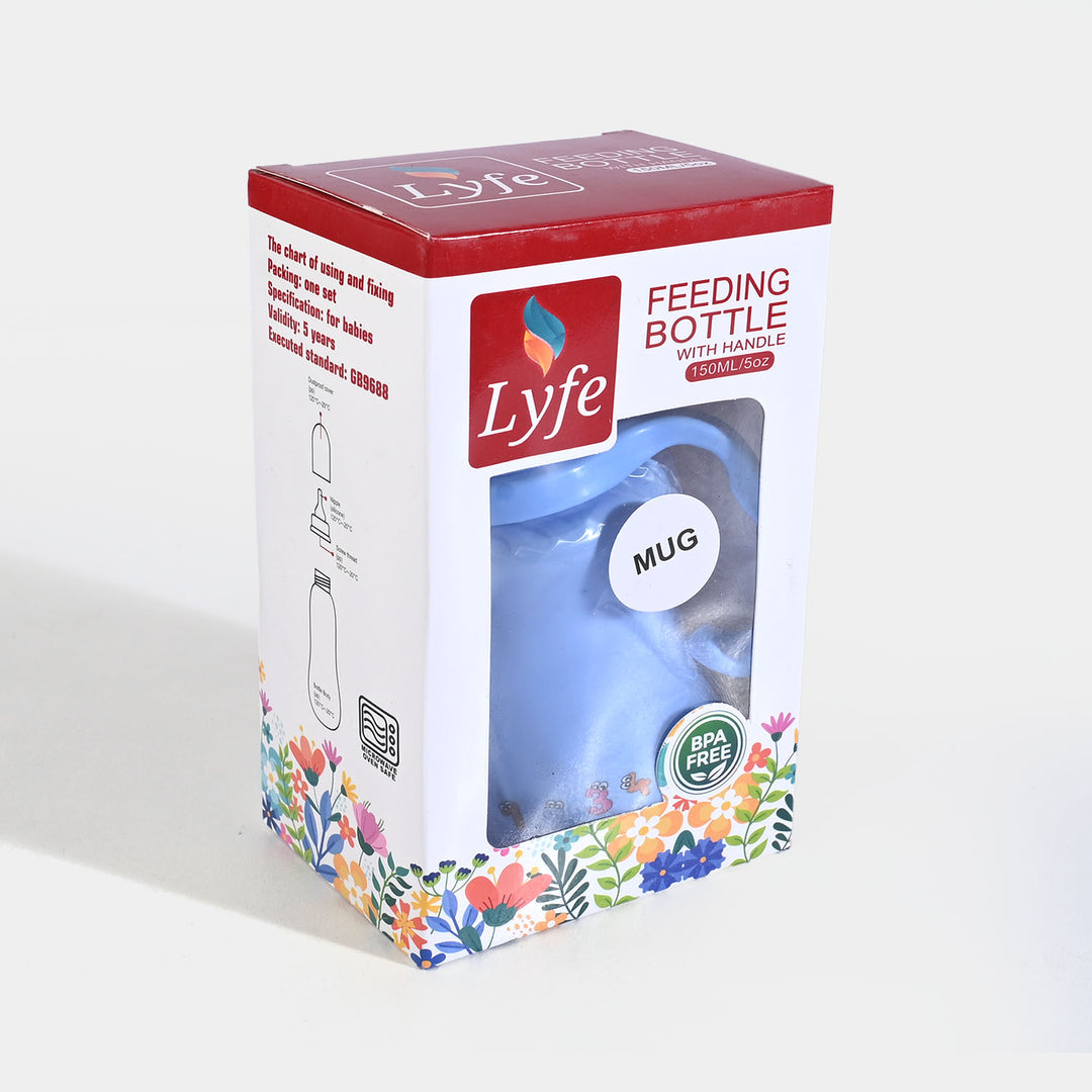 Baby Plastic Feeding Bottle 5Oz | 150ml | Blue