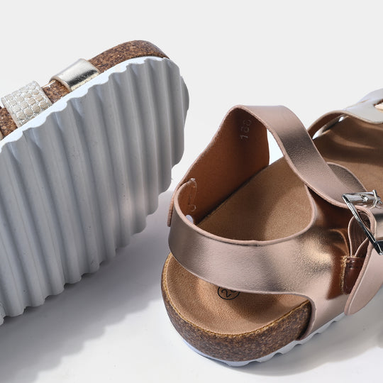 Girls Sandal 188-1-CHAMPAGNE