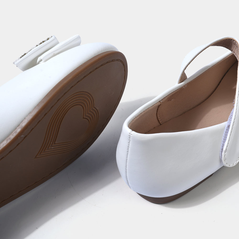 Girls Pumps 187-5-White