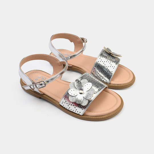 Girls Sandal BS-02-SILVER