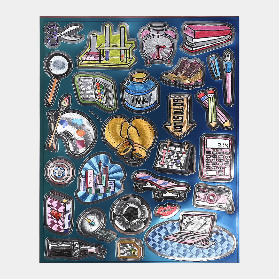 Educational Shiny Sticker