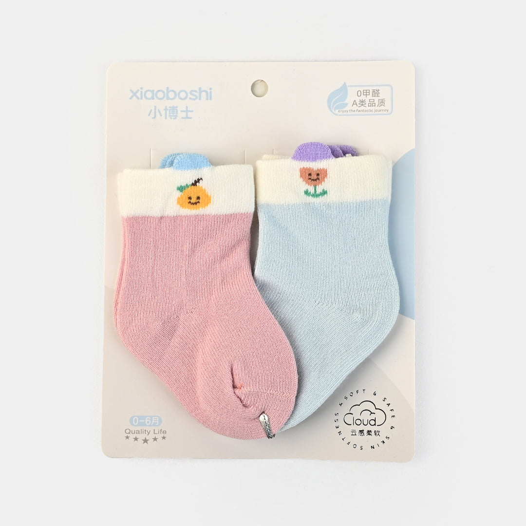 Infant Baby Socks Pack Of 2 | 0-6M
