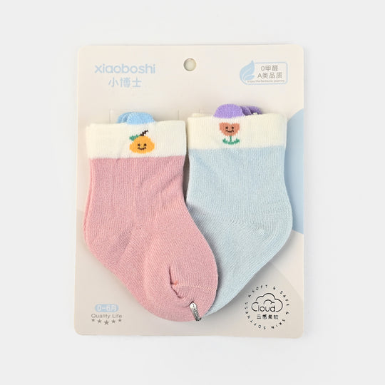 Infant Baby Socks Pack Of 2 | 0-6M