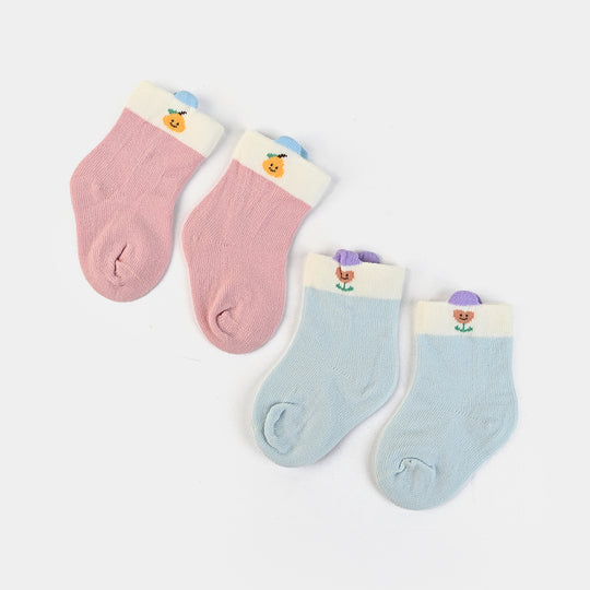 Infant Baby Socks Pack Of 2 | 0-6M
