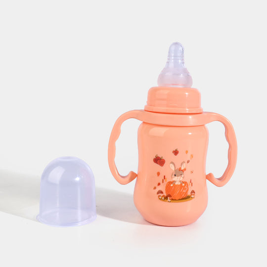 Lyfe Baby Plastic Feeding Bottle 5Oz |150ml | Basic Orange