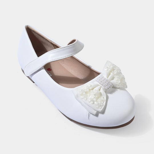 Girls Pumps 187-4-White
