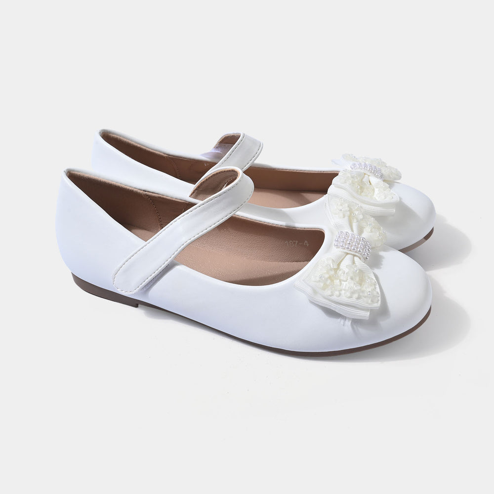 Girls Pumps 187-4-White
