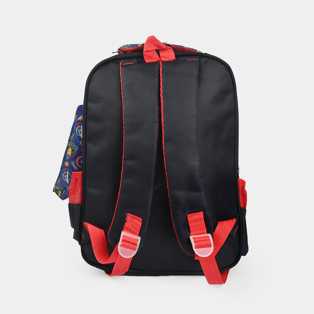 14" 3D Embossed School Backpack | Grade KG to 1