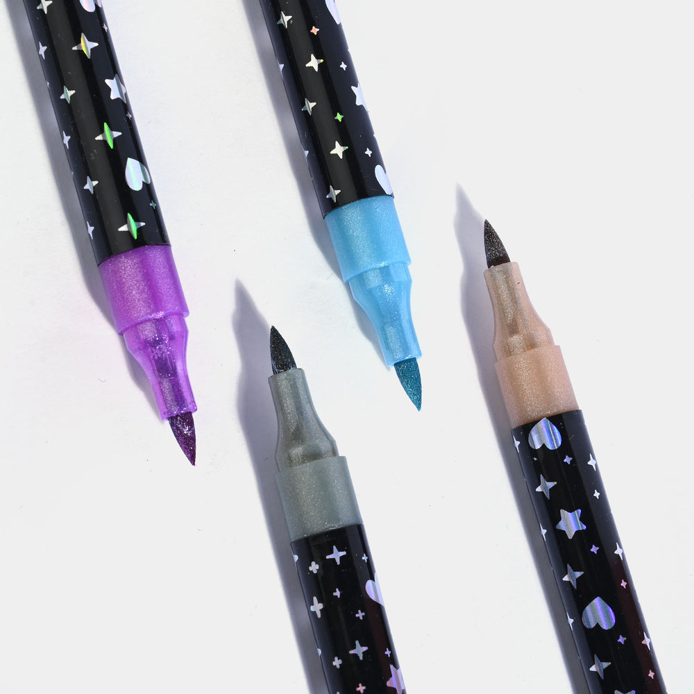 Glitter Marker Dual Tip Markers – 48Pcs
