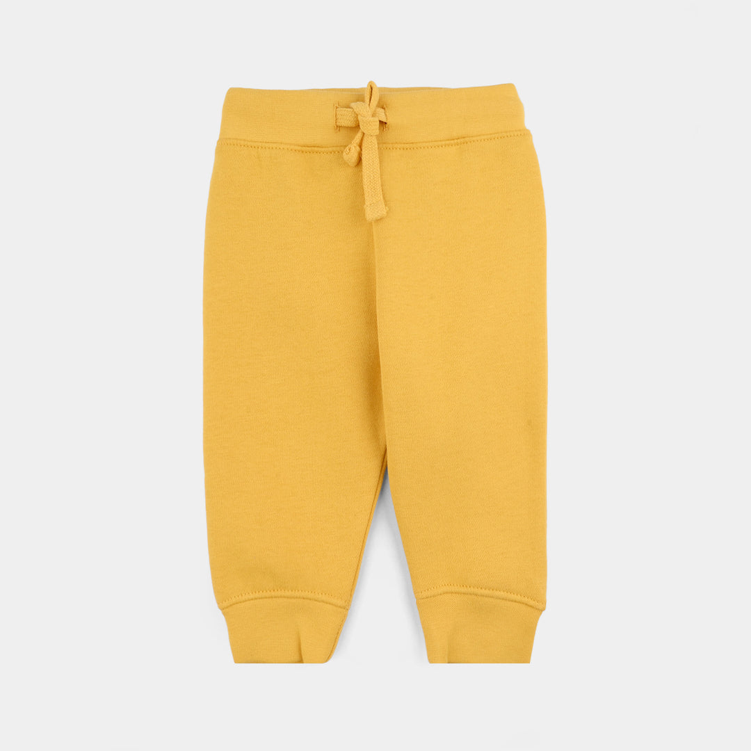 Infant Girls Fleece 2 Piece Suit Hi Baby-Yellow