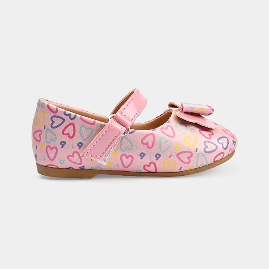 Girls Pumps 11-66-Pink
