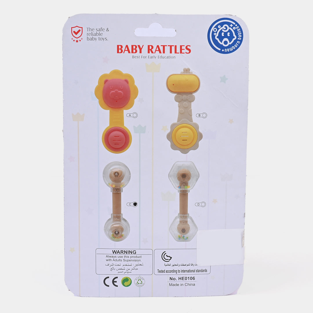 Round Sand Hammer Baby Rattle | 0M+