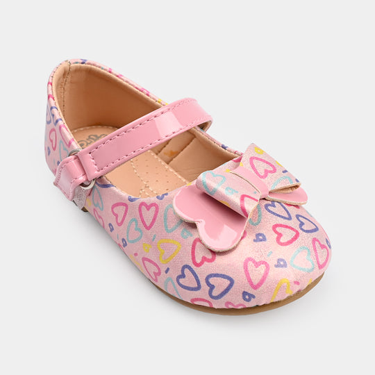 Girls Pumps 11-66-Pink