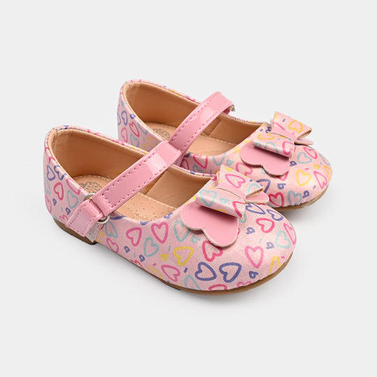 Girls Pumps 11-66-Pink