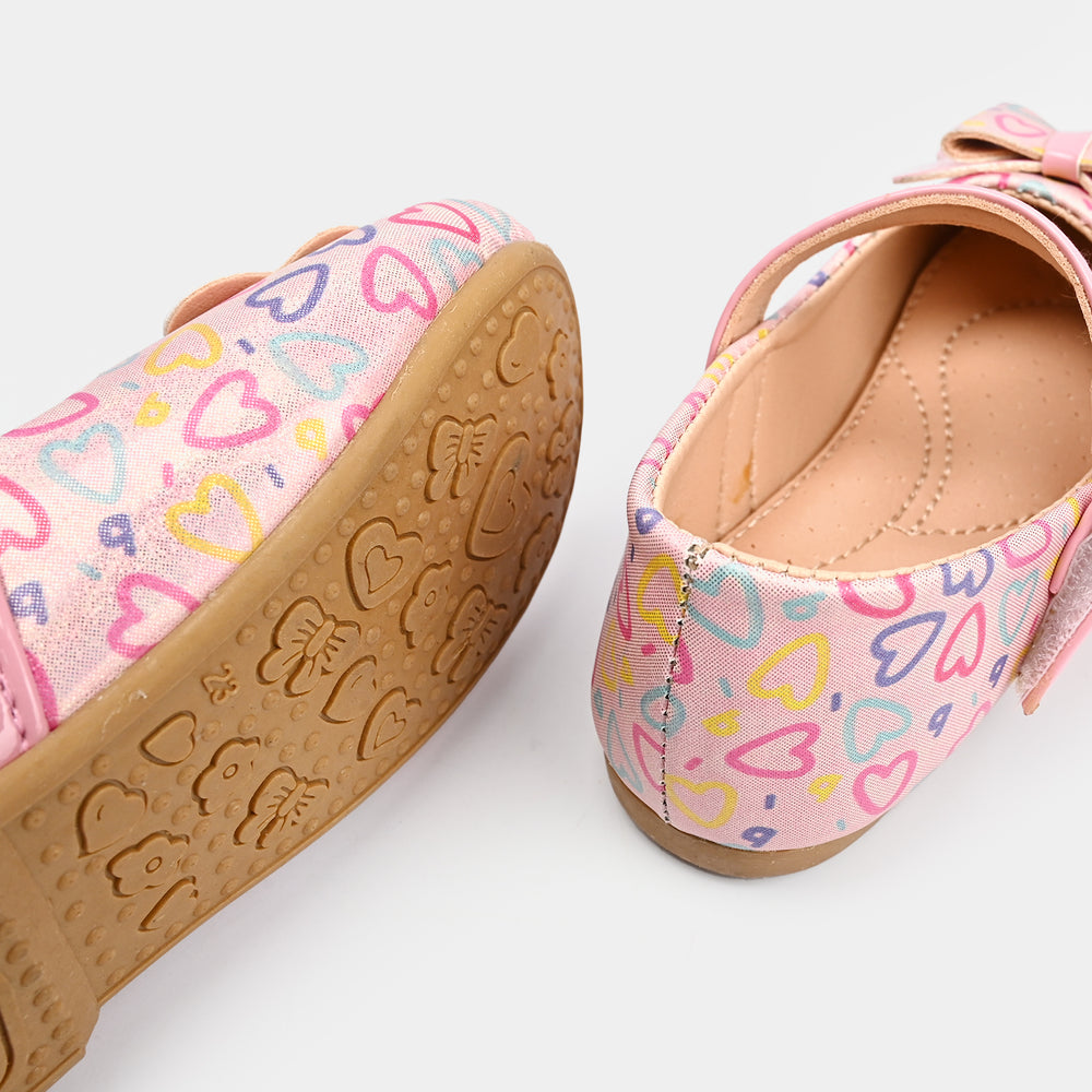 Girls Pumps 11-66-Pink
