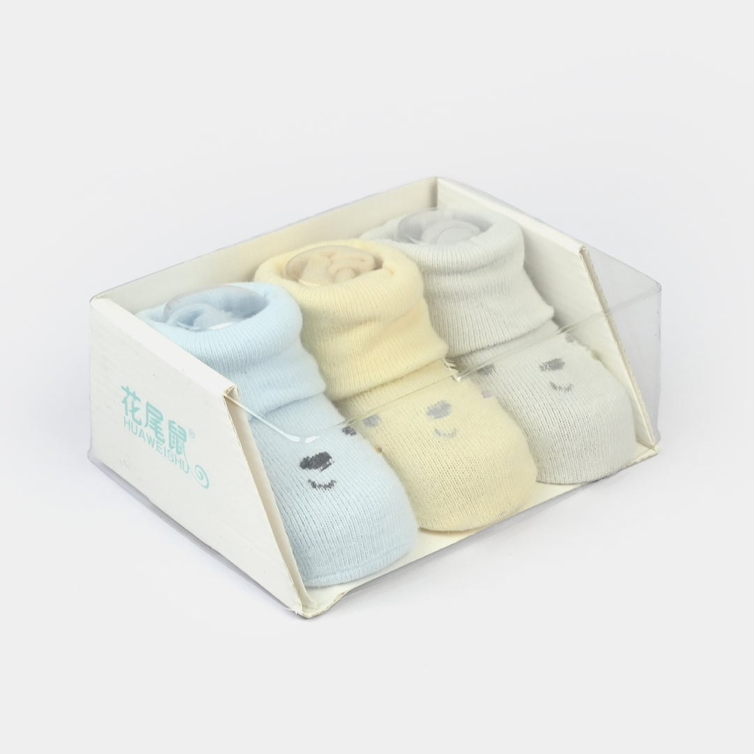 BABY SOCKS PACK OF 3 | 0-6M
