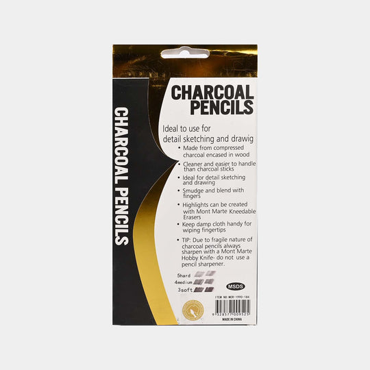 Charcoal Pencils Professional Set | 12PCs