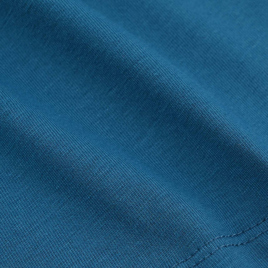 Boys Lycra Jersey Basic T-Shirt - Blue