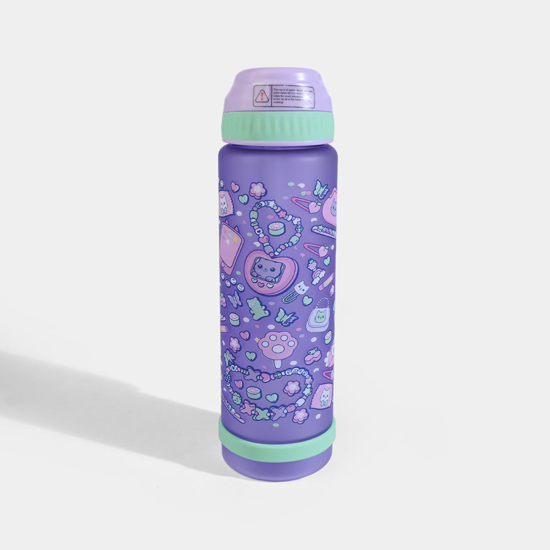 Kids Cartoon Print Portable Water Bottle