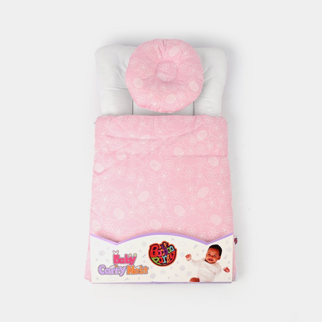 Soft & Cozy Baby Carry Nest With Pillow