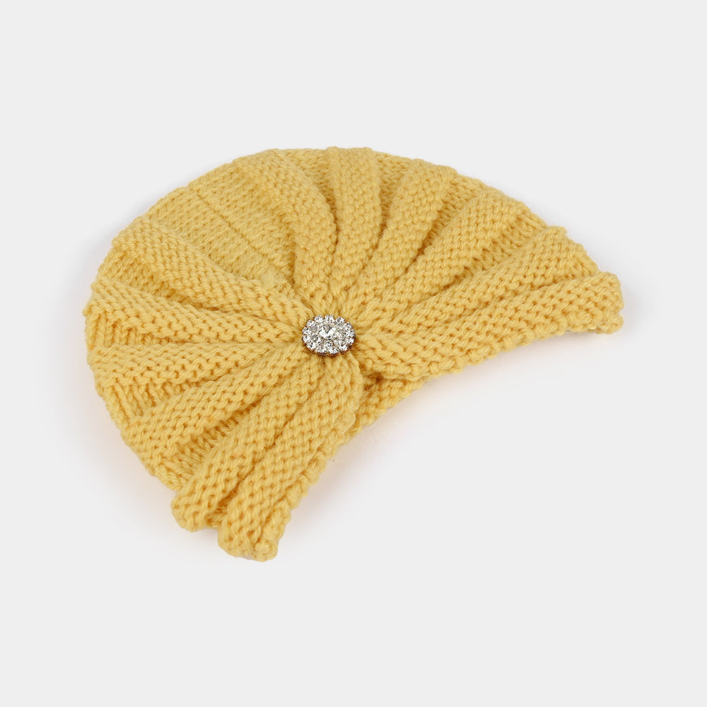Woolen Baby Turban Cap/Hat