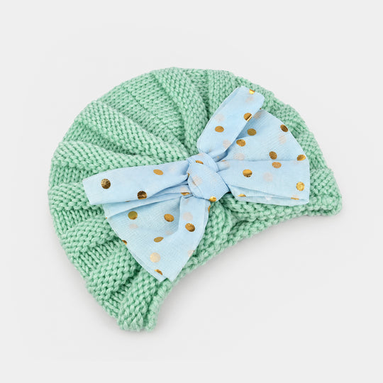 Woolen Baby Turban Cap/Hat