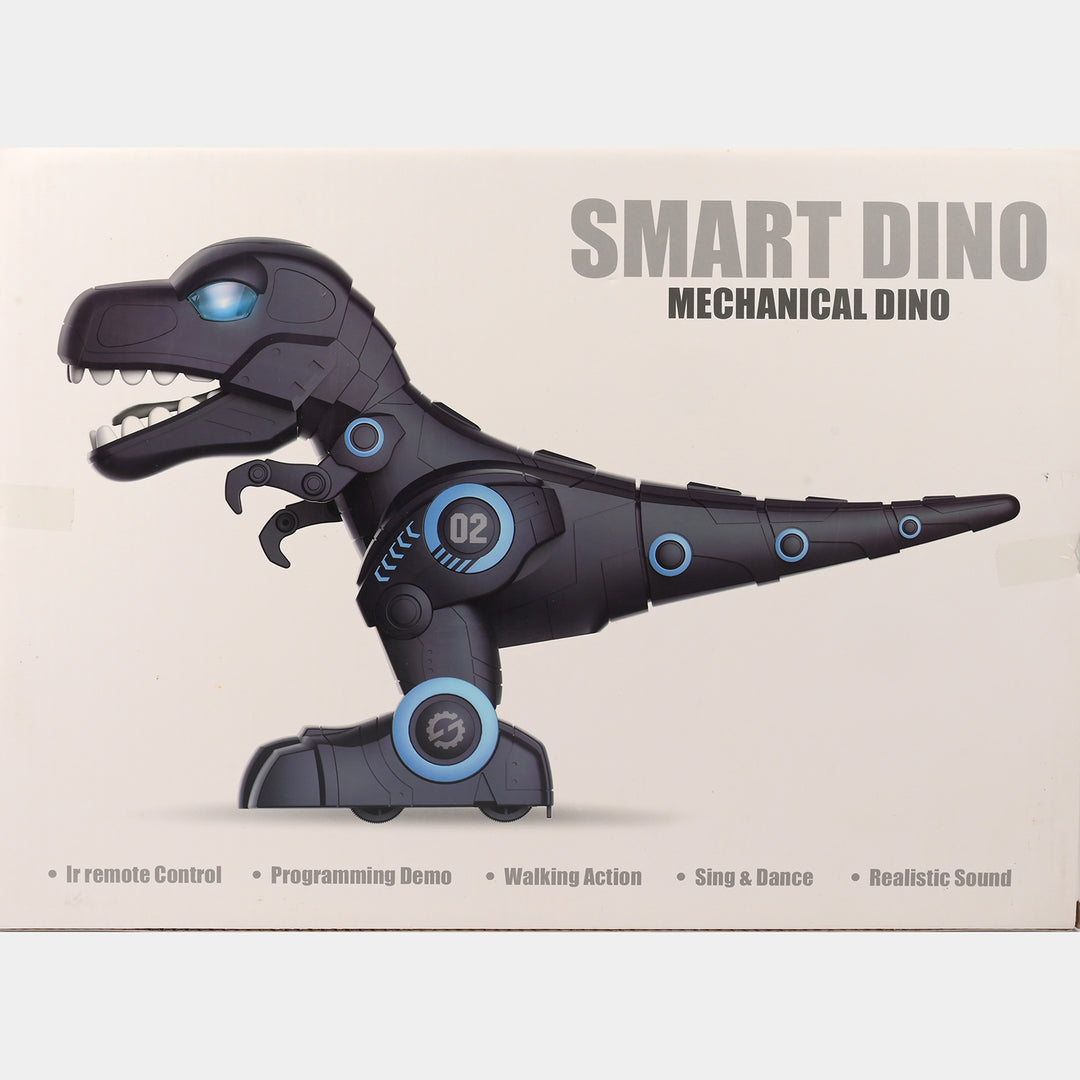 Smart Dino | Mechanical Remote-Control Robot Dinosaur With Light & Music