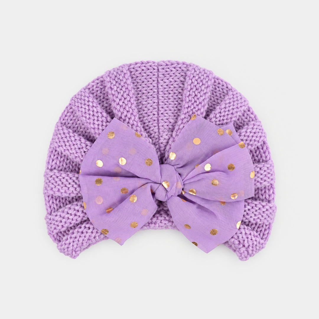 Woolen Baby Turban Cap/Hat