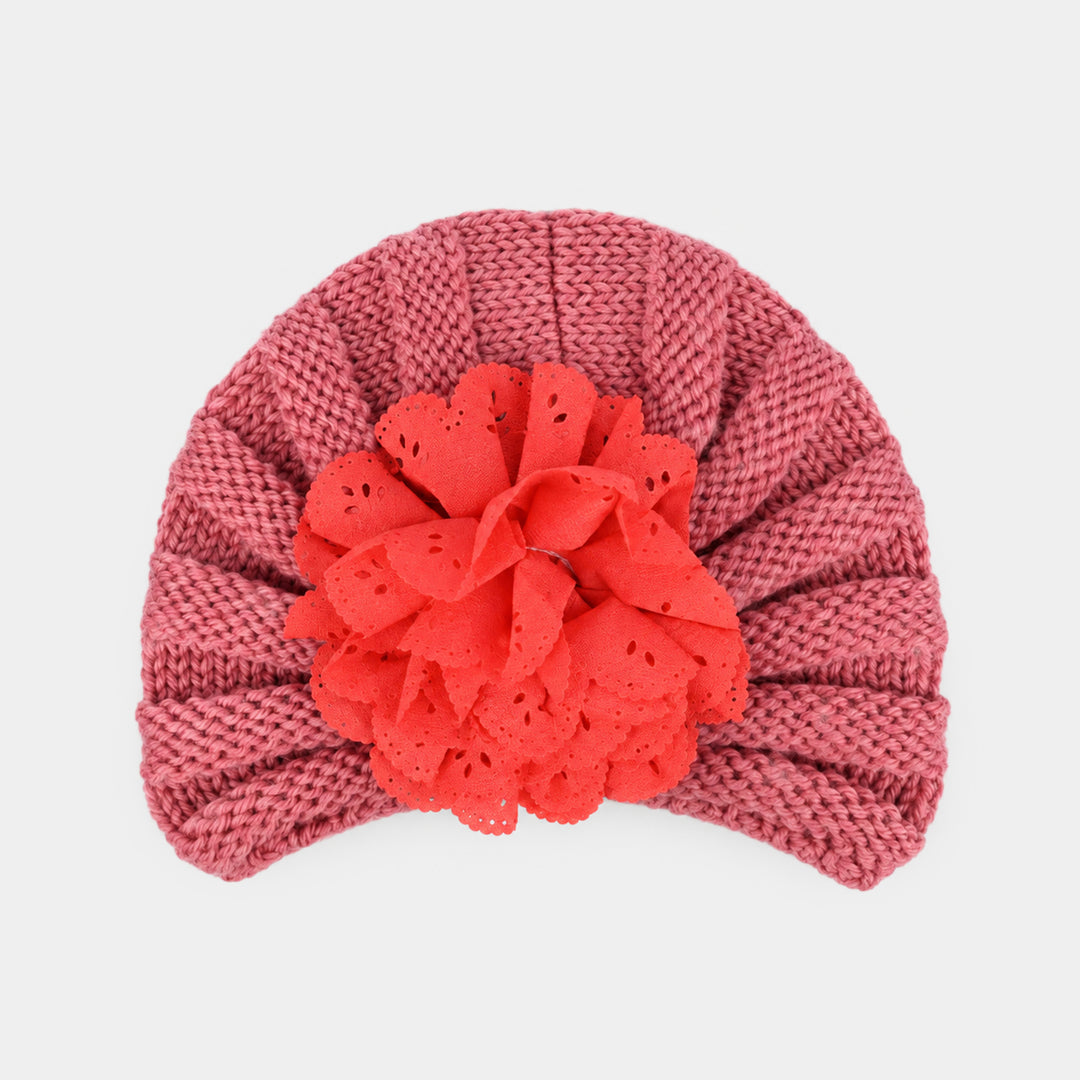 Woolen Baby Turban Cap/Hat