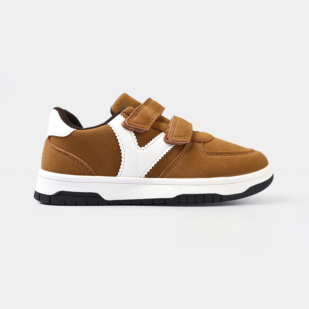 Boys Sneakers 417-2 - Camel/white
