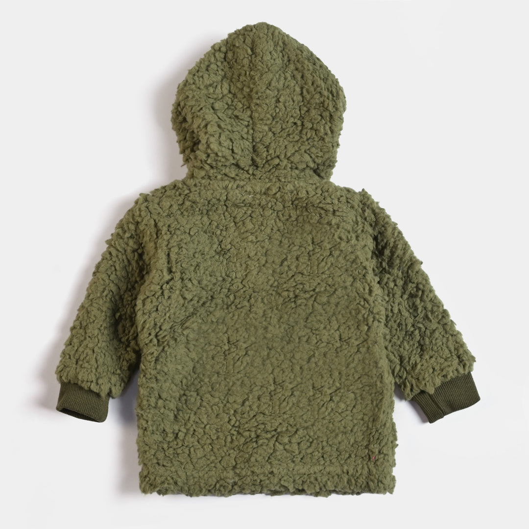 Infant Unisex Baby 2PC Suit Little Bear - Green