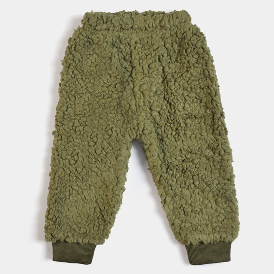 Infant Unisex Baby 2PC Suit Little Bear - Green