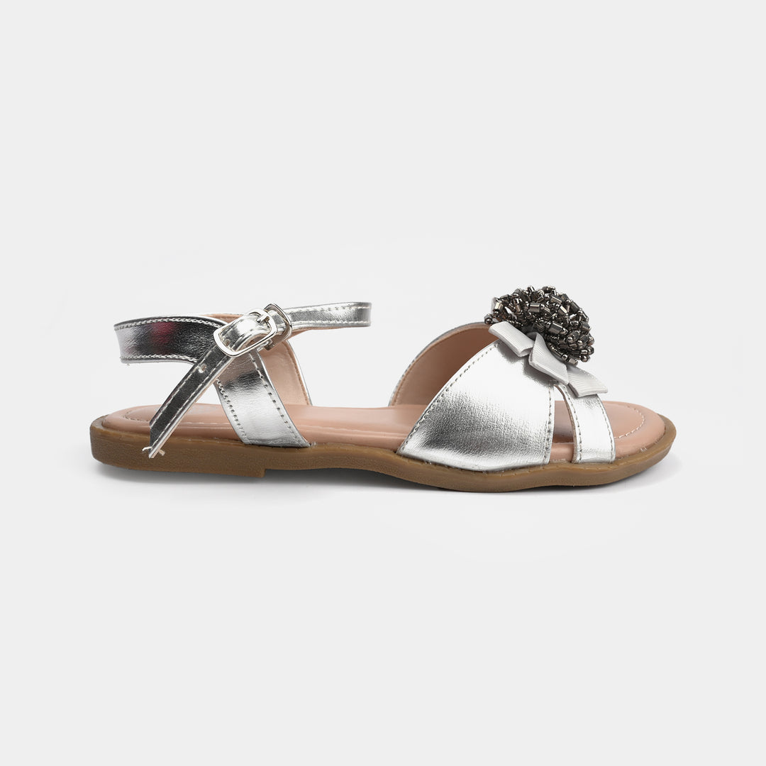 Girls Sandal 1338-SILVER