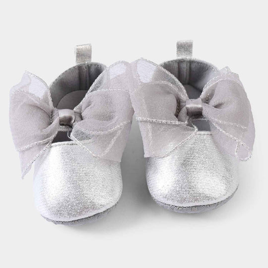 Baby Girl Shoes C-702-SILVER