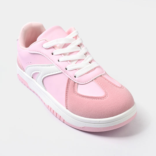 Girls Sneakers 417-10-Pink/White