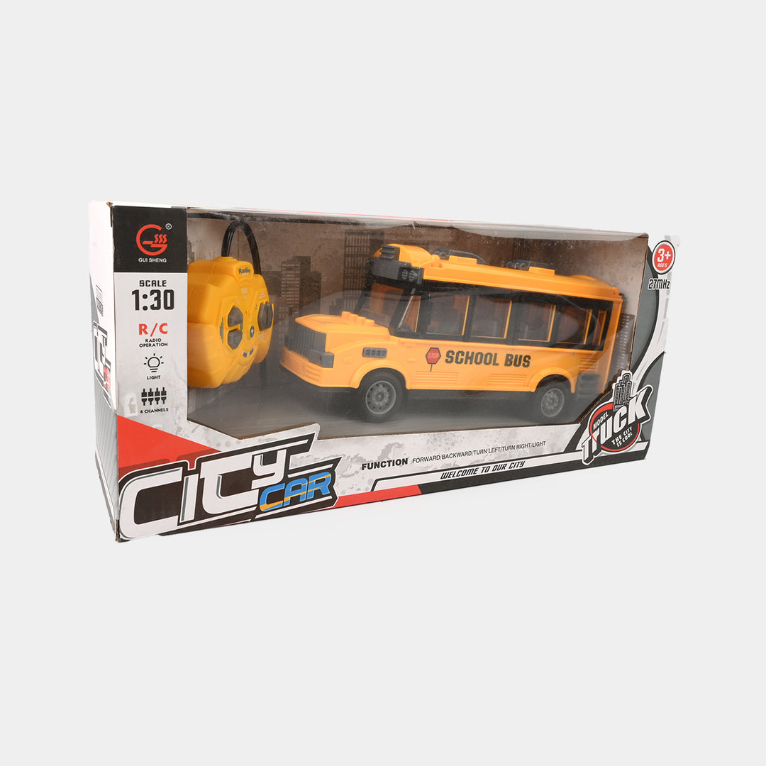 Remote Control School Bus Toy For Kids