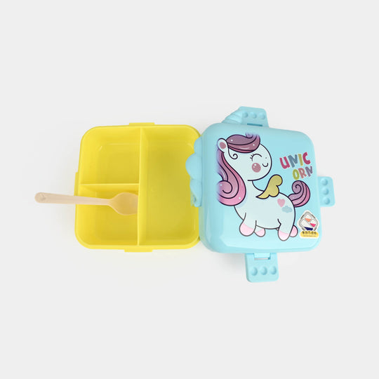 Kids Portable Plastic Bento Lunch Box