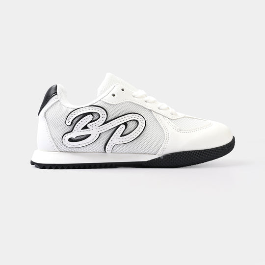 Boys Sneakers 417-5-White/Black
